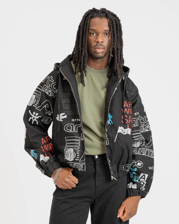 Arte Antwerp Art Saves Jacket | AW25-146J-BLK | AFEW STORE